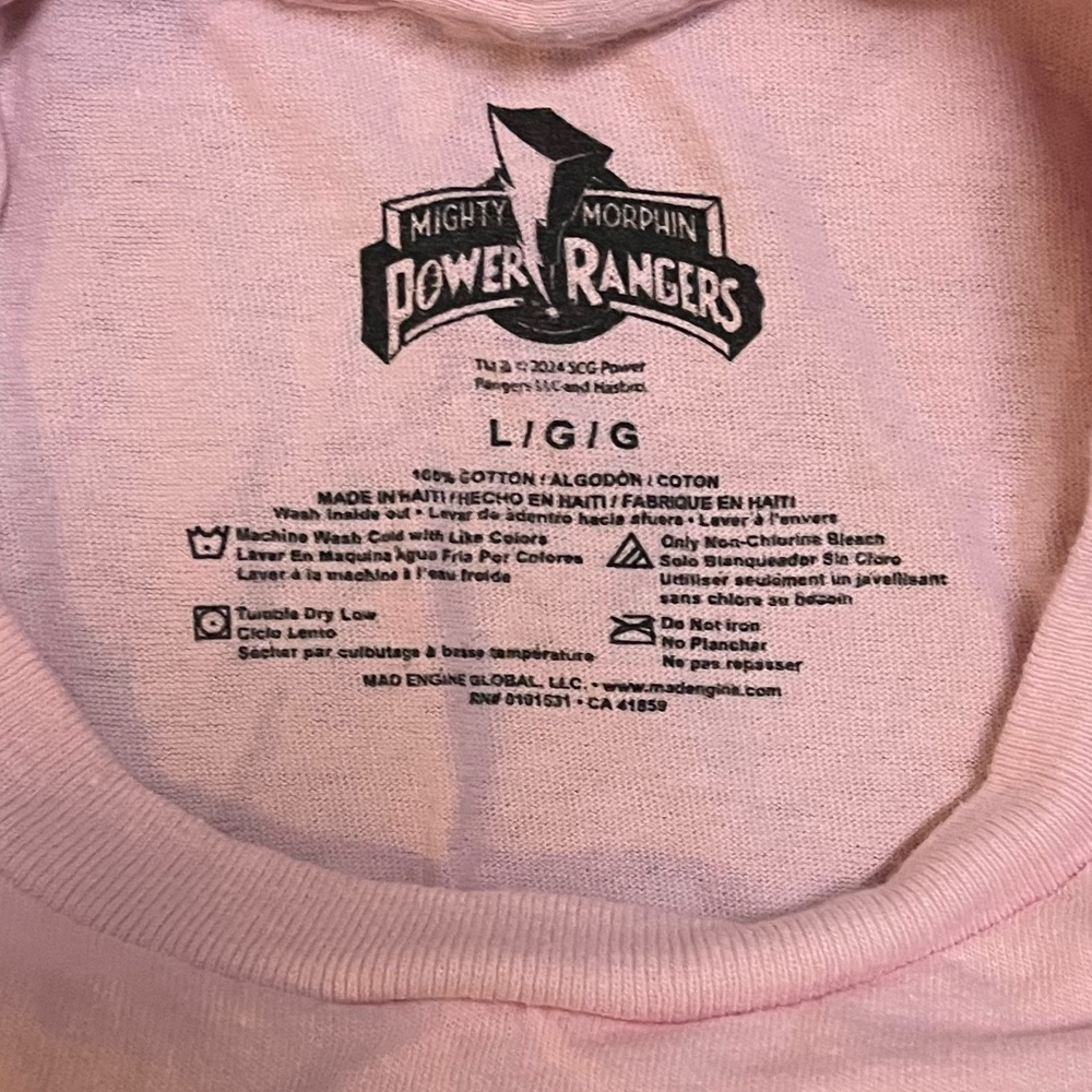 Power Rangers Shirt - Picture 2 of 2